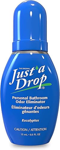 JUST A DROP - Eliminador de olores de inodoro Before-You-Go - Aroma ligero de incógnito (0.5 onzas líquidas - 1 paquete)