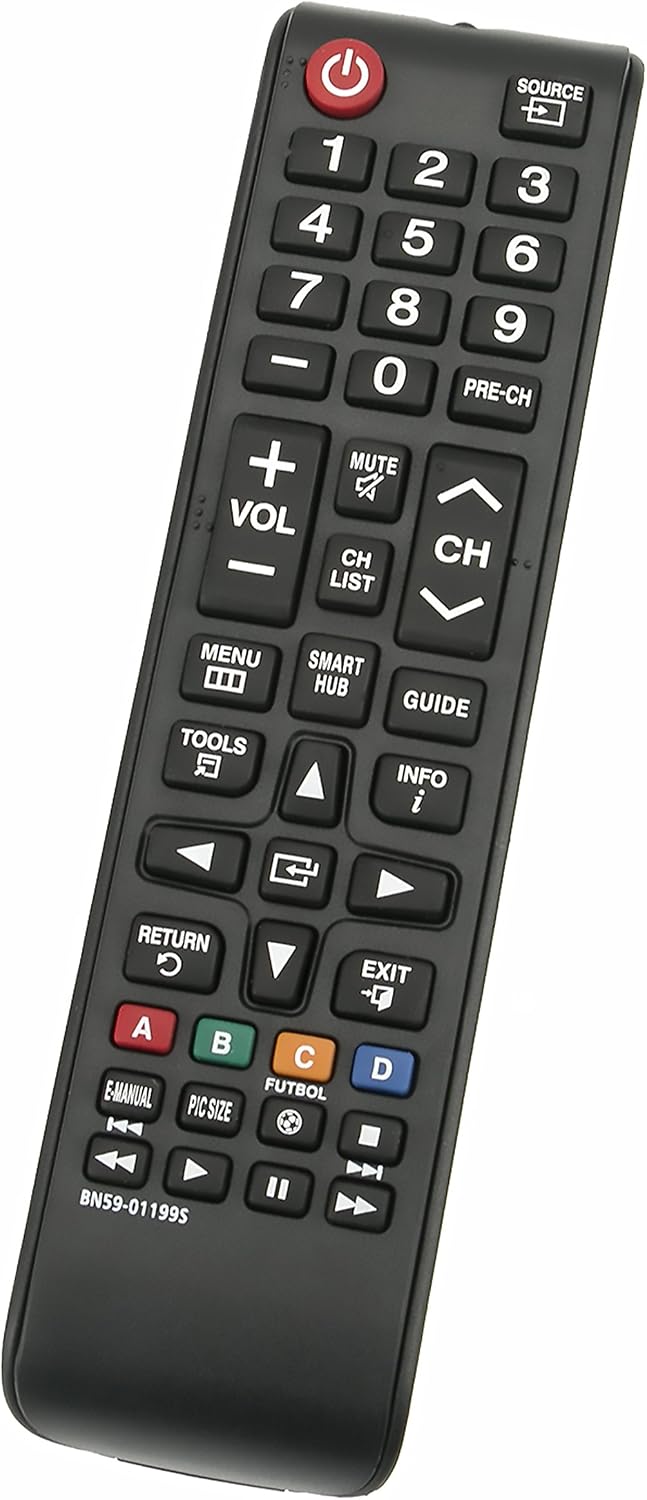 New BN59-01199S Replace Remote fit for Samsung Smart TV UN32J5205AF UN32J5205AFXZA UN40J6200AF UN40J6200AFXZA UN48J6200AF UN48J6200AFXZA UN50J6200AF UN50J6200AFXZA UN55J6200AF UN55J6200AFXZA