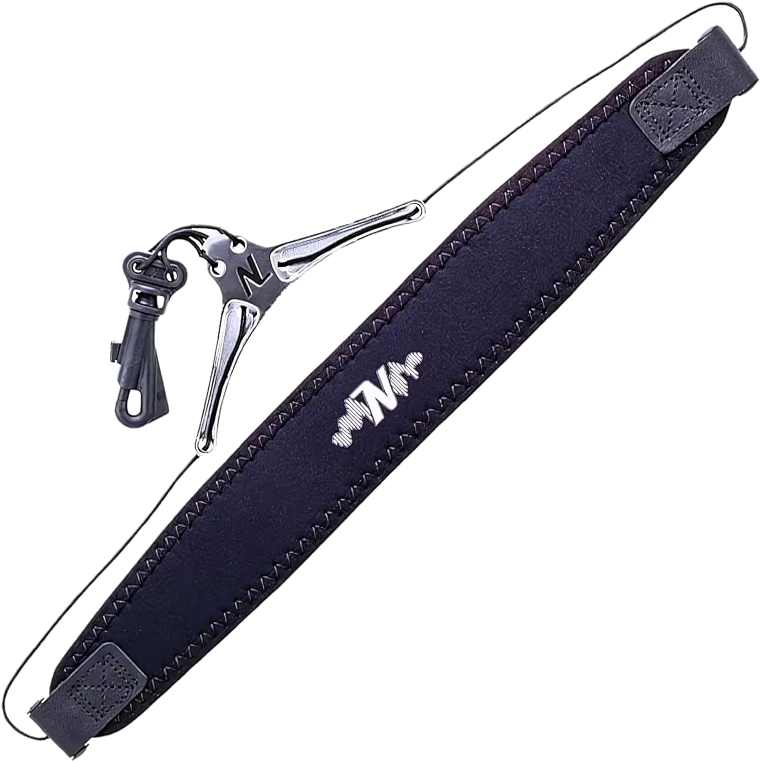 Neotech Bravo Sax Strap | Neoprene Pad | Memory Foam Core | Aluminum Bow-Tie Prevents Constriction | Made in the USA