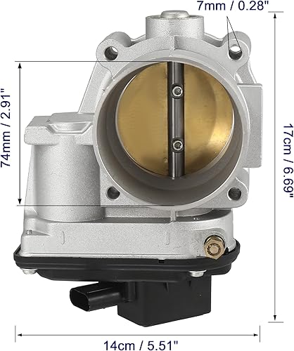 Miniatura 5 de X AUTOHAUX S20040 7T4Z-9E926-FA Conjunto de cuerpo del acelerador electrónico para Ford Edge 2007-2010 para Ford E-150 2007-2014 para Lincoln MKS