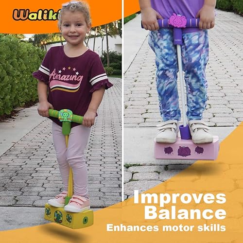 Miniatura 25 de WALIKI Foam Pogo Hopper Bull Jumper El mejor juguete para niños de 5 años Rojo