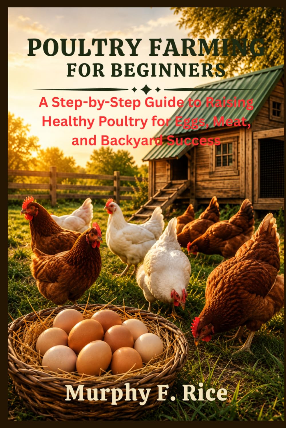 Poultry Farming For Beginners: A Step-by-Step Guide to Raising Healthy Poultry for Eggs, Meat, and Backyard Success