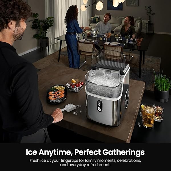 Kismile Nugget Ice Maker Countertop 5
