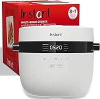 Instant Pot 20-Cup Rice & Grain Multi-Cooker with CarbReduce Tech - 40% Fewer Carbs, 8 Presets, Fluffy Taste