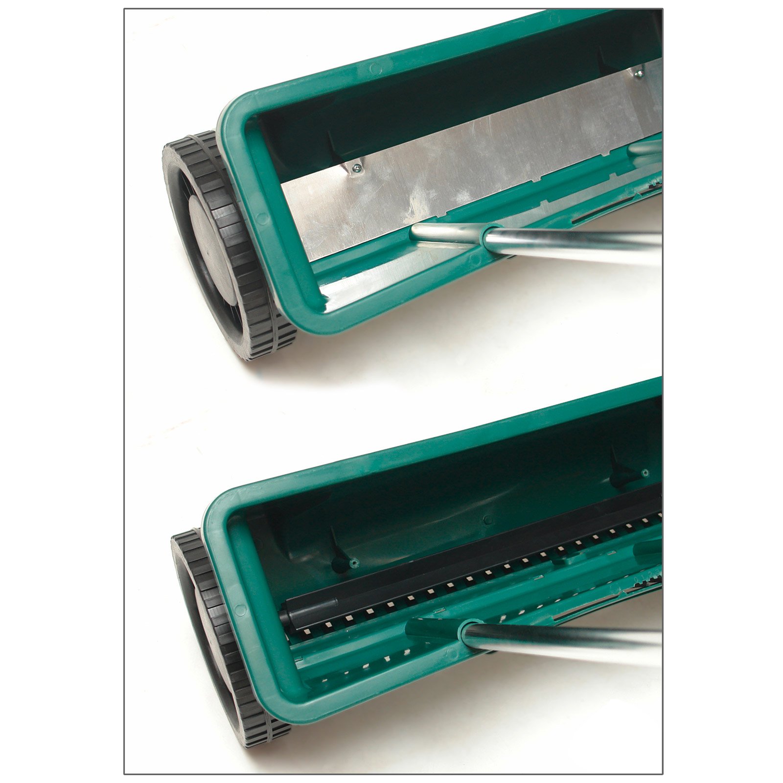 DEMA Streuwagen 12 Liter – Handlich, Stufenlose Streumengenverstellung, Extra Breite Streubreite, PVC Leichtlaufräder, Ideal für Samen & Dünger, Leicht & Robust, Material PVC/Aluminium