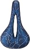 Terry Bike Saddle Womens Butterfly Galactic+ Plus, Comfortable Bicycle Seat for Women - Center Cutaway Reflective Cover Race Saddle