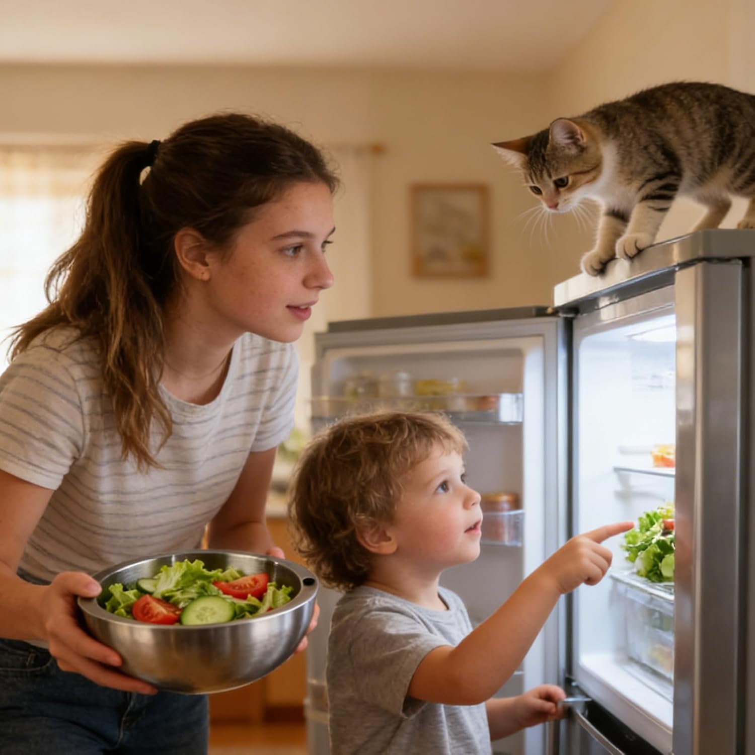 Stainless Steel Mixing Bowls,Double Walled Insulated Party Dish | Stainless Steel Dip Chiller Bowl - for Salsa Guacamole Condiments Sauces Salad Hot Cold Food Appetizer