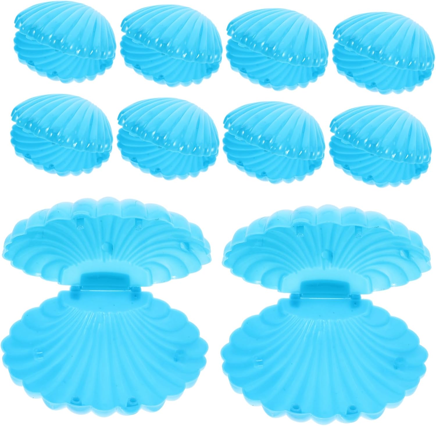 10Pcs Shell Shape Jewelry Box Wedding Candy Boxes for and Treats Decorative Containers for Earrings and Items Unique Design