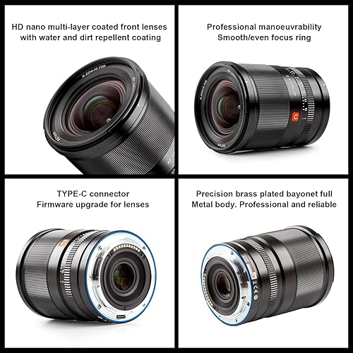 Miniatura 6 de VILTROX Lente gran angular de 0.512 in f1.4 F1.4 para cámara Nikon, lente APS-C de enfoque automático para cámara Nikon z Mount Z50 Z30 Z6II Z7II Z5