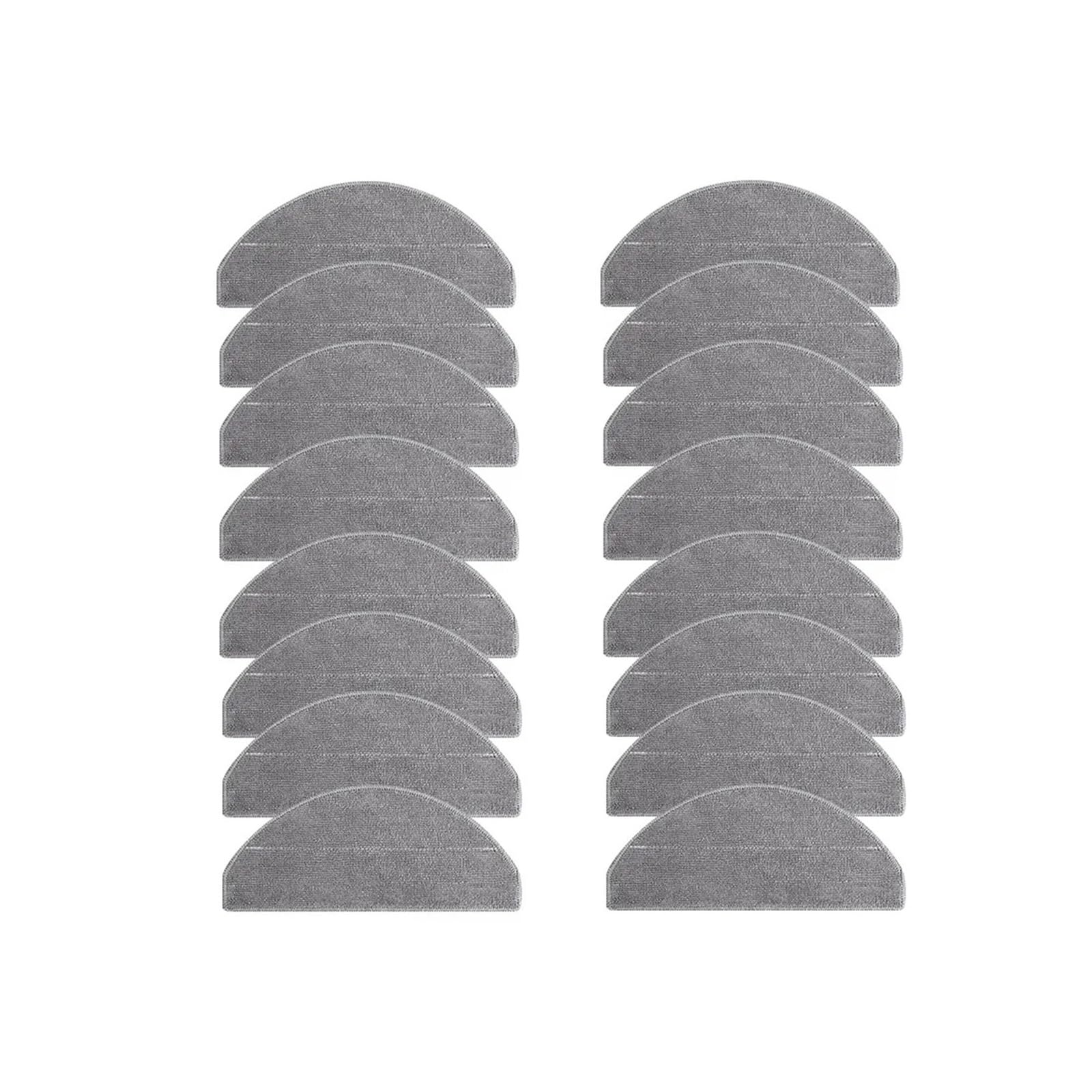 Compatible for Xiaomi，S20 E12 E10 B112 D106 E10C 3C Plus 3C Enhanced C103 Robotic Vacuum Cleaner Washable Mop Cloth Replacement Accessories(16PCS)
