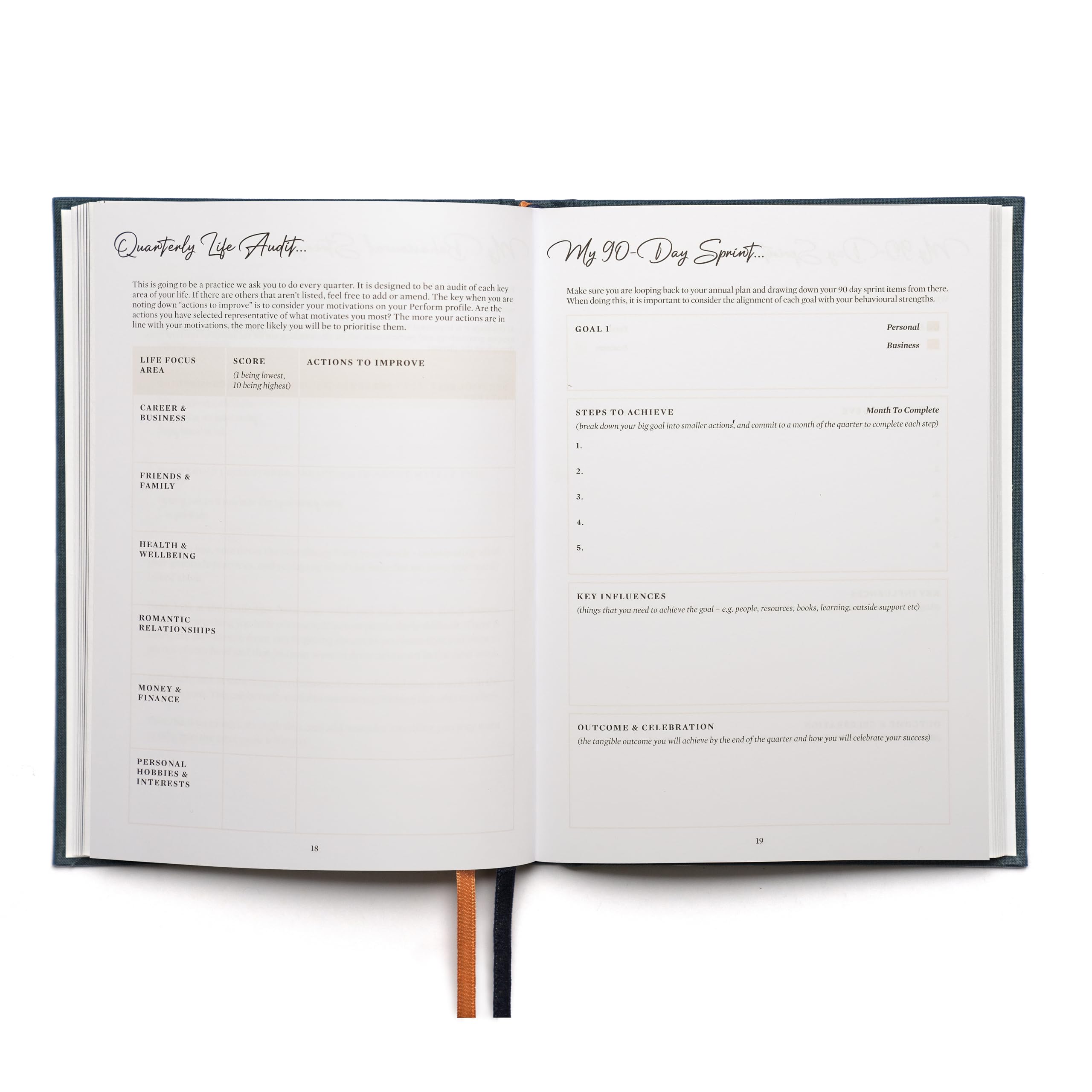 Quarter by Quarter Productivity & Performance Planner | All In One ...