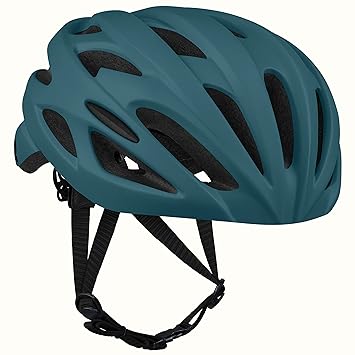 Retrospec Silas Adult Bike Helmet with Light for Men & Women - Lightweight, Comfortable, Matte Superior Blue