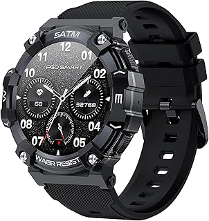 CISIYOO Smart Watch (Answer/Make Call) 1.39 Inch HD Touch Screen Activity Tracker, Heart Rate Blood Oxygen Sleep Detector, IP68 Waterproof Fitness Tracker, Sports Watch for Android/iOS(A)