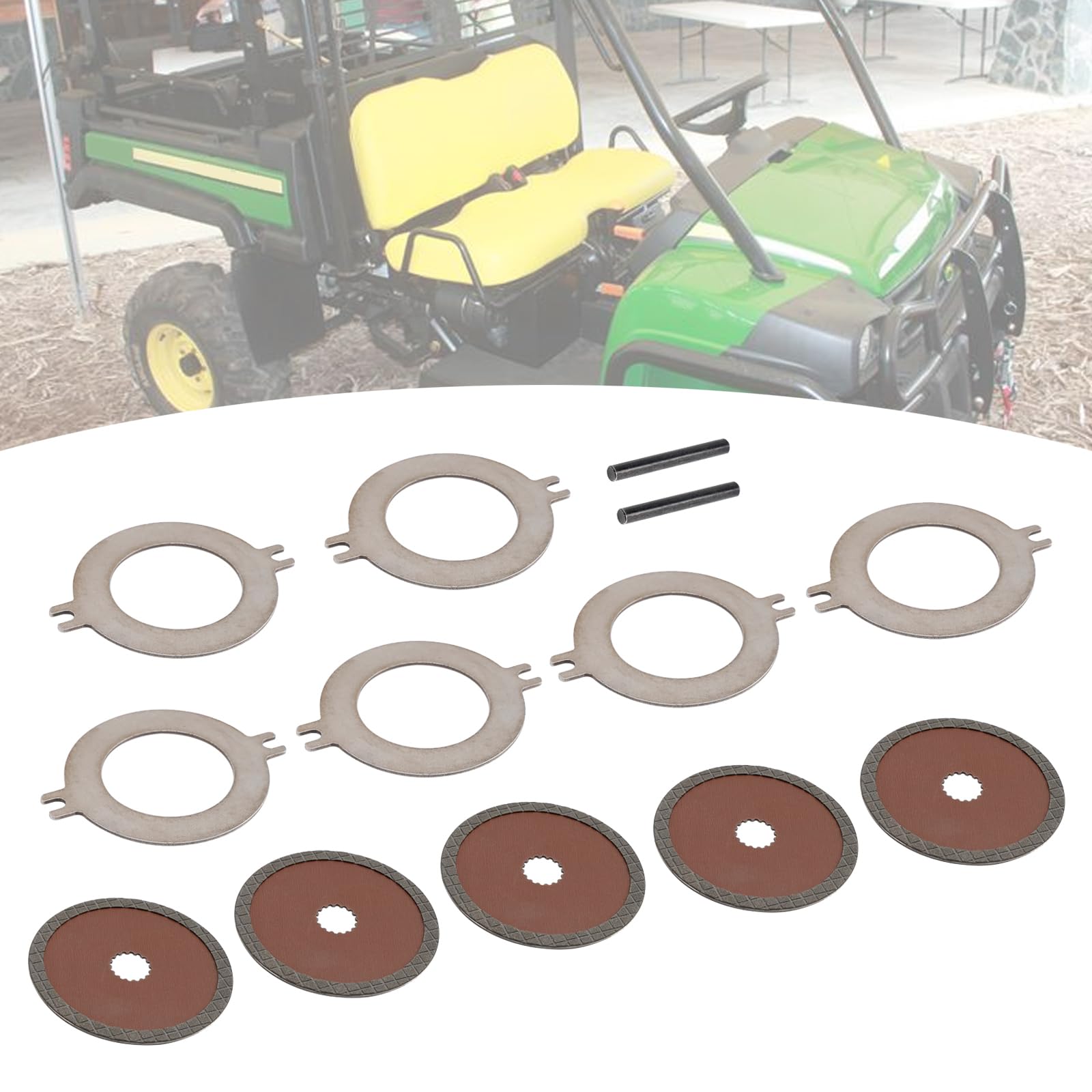 MAD HORNETS Front Brake Disc Kit AM148465 Adapté pour John Deere Gator XUV625i XUV825E XUV825i XUV825M XUV835E XUV835M XUV835R XUV855D XUV865E XUV865M XUV865R