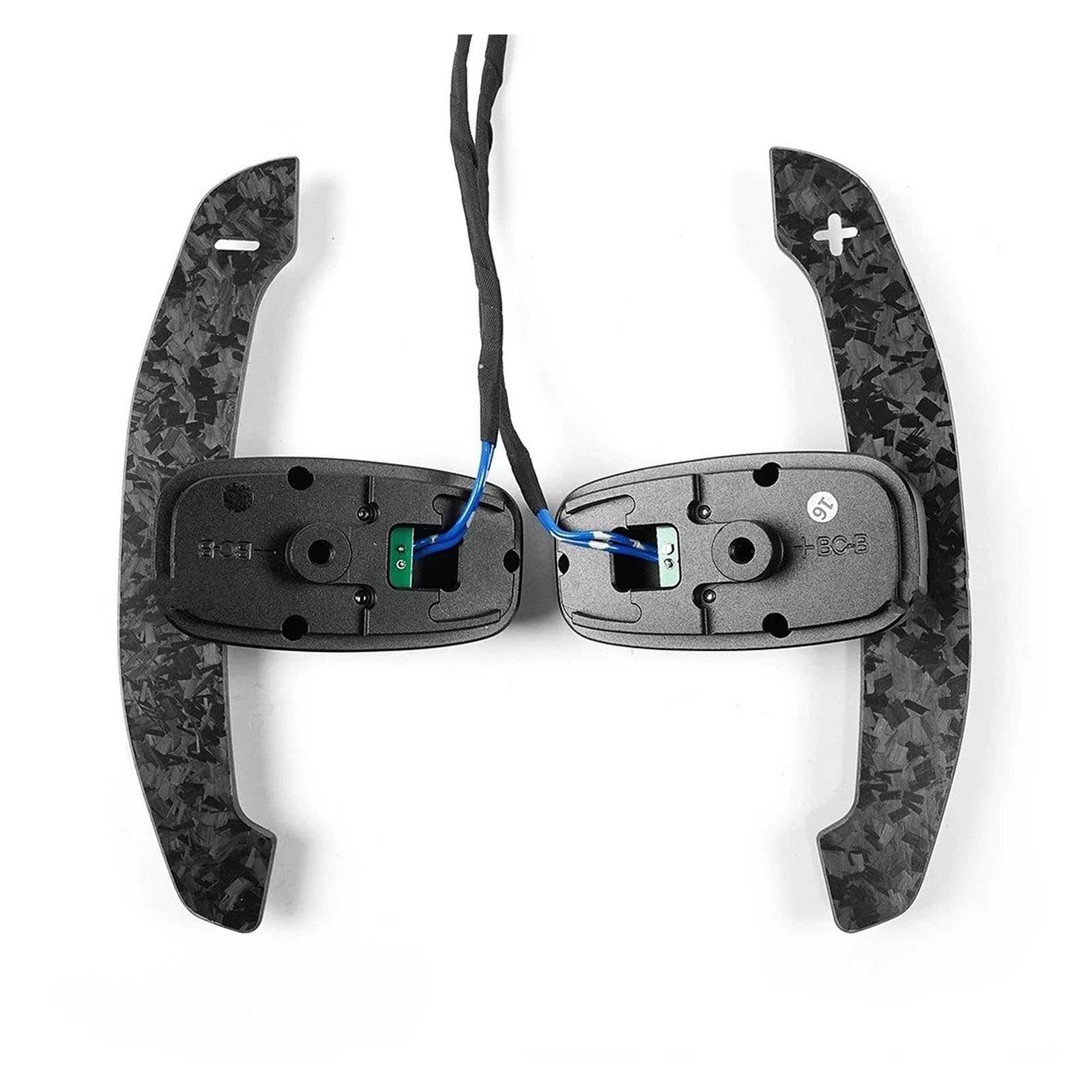 PLMNHSS Car Steering Wheel Shift Paddle Blade for Benz for AMG 2019+ Magnetic Steering Wheel Paddle Shifters Carbon Fiber