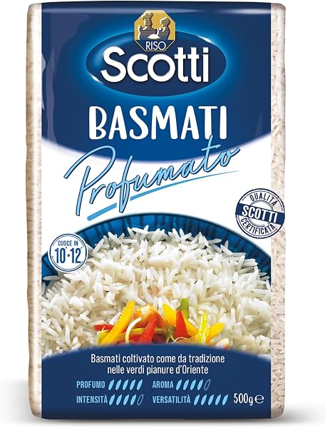 Riso Scotti - Basmati Profumato - Riso Basmati Pronto in 10' - 500 gr - 1