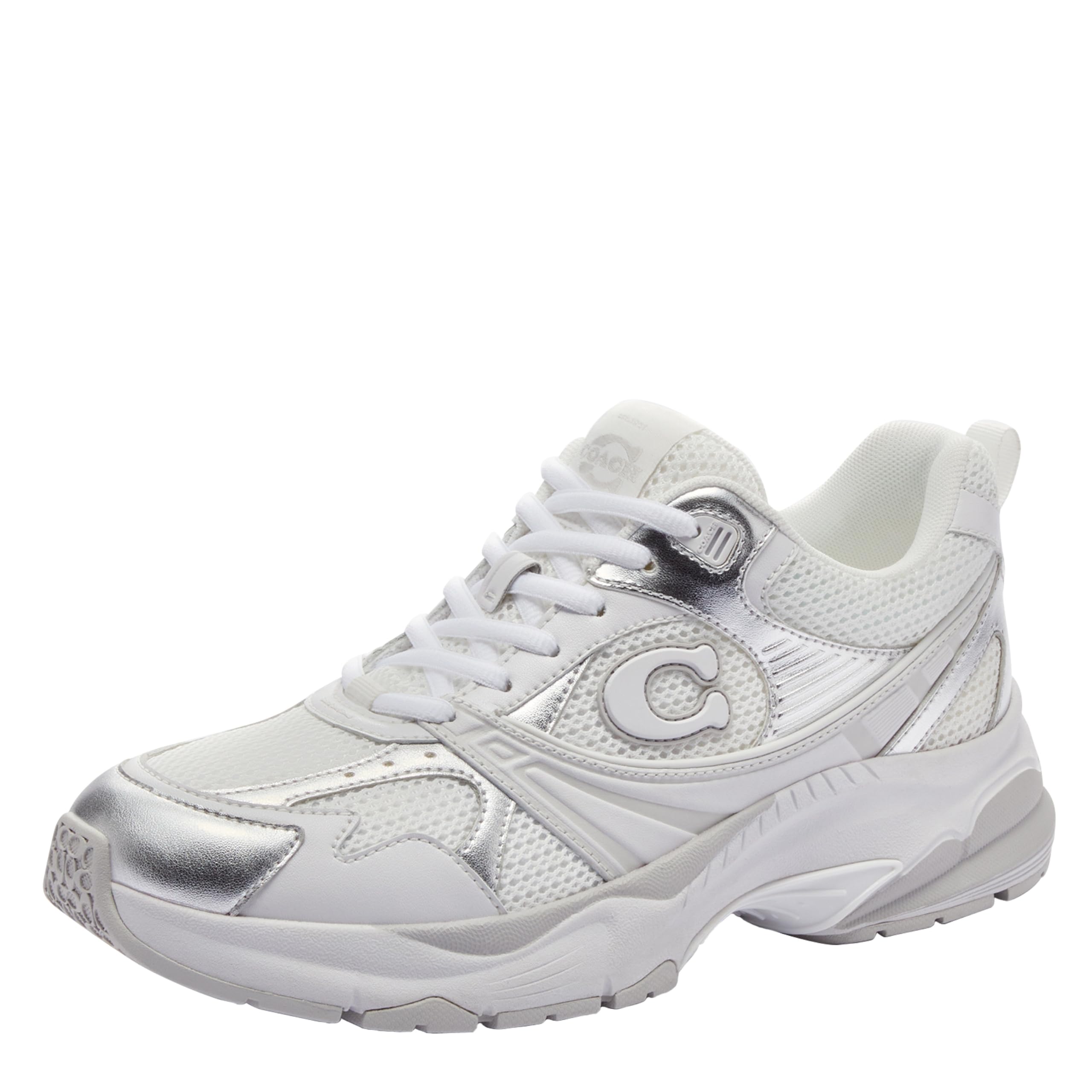 Amazon | Coach レディース メタリックメッシュスニーカー Amazon | Coach レディース メタリックメッシュスニーカー