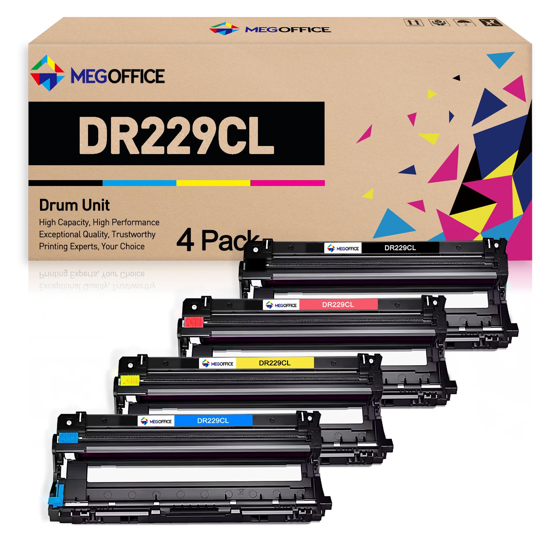 MEGOFFICE Compatible Replacement for Brother DR229CL DR229 Drum Unit (Not Toner) for HL-L3220CDW MFC-L3720CDW MFC-L3780CDW HL-L3280CDW HL-L3300CDW