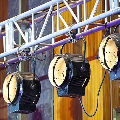 Miniatura 6 de Cables de seguridad de 32 pulgadas, paquete de 8 cables de seguridad de acero inoxidable con mosquetón para iluminación de prevención de caídas,