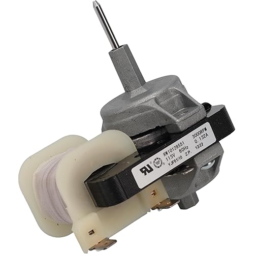 Supplying Demand W10128551 8170894 Refrigerator Freezer Evaporator Fan Motor Replacement 115V 60Hz