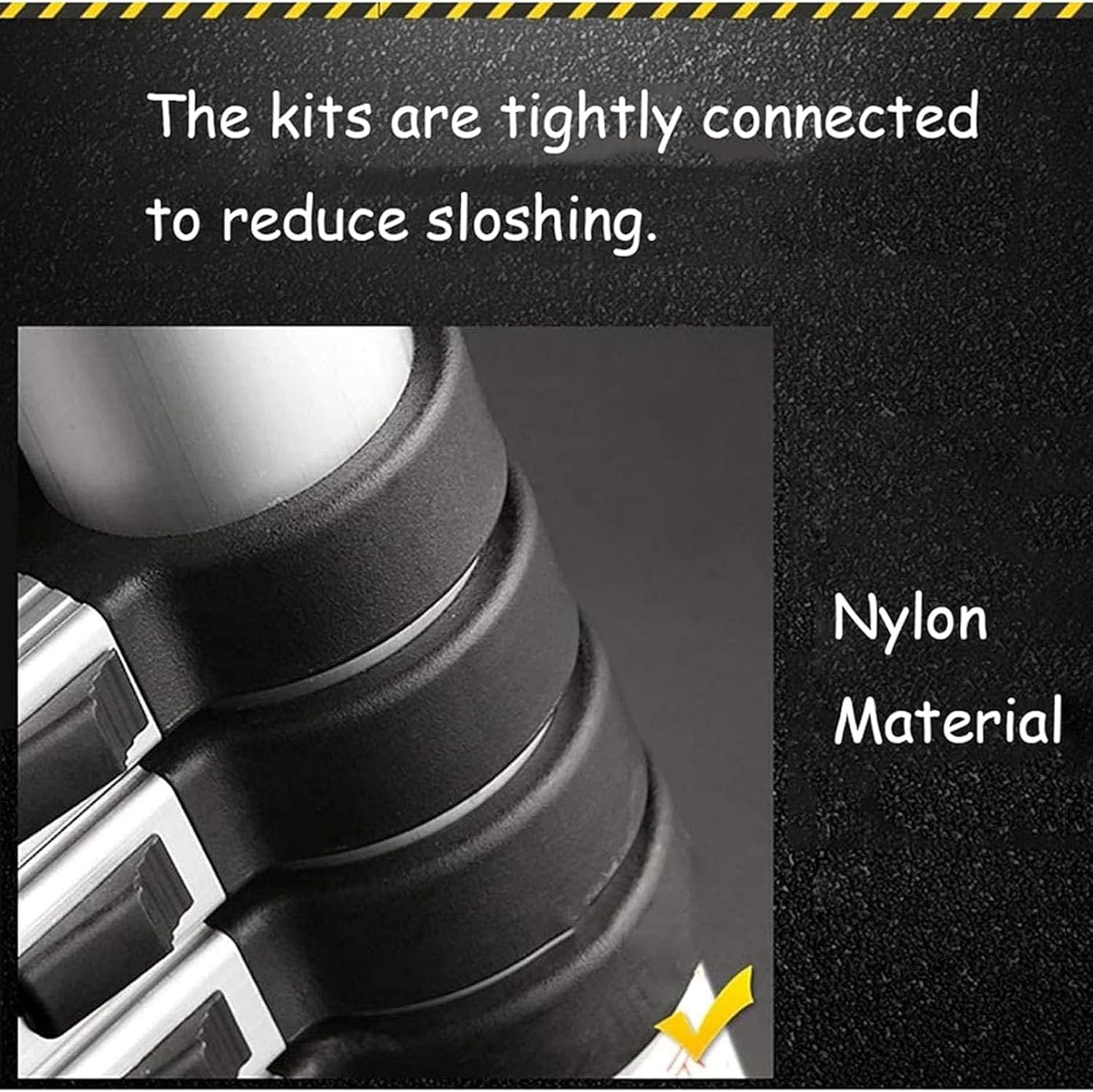 Telescoping Ladder, Lightweight Collapsible Ladder with Thick Non-Slip Feet, Aluminum Extension Ladders for Home, Folding Telescoping Ladder for RV, Attic, Daily Use at Home