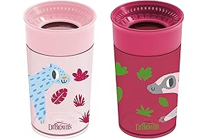 Dr. Brown's Milestones Cheers 360 Cup: Premium Toddler Spill Proof Cup