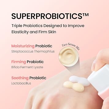 [K-Beauty] Neogen Dermalogy Probiotics Double Action Face Serum w/Lactobacillus, Bifida & Collagen | Firming Glass Skin Serum Moisturizer 1.54 fl oz