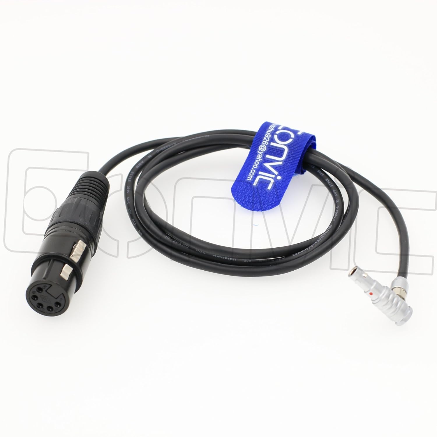 Eonvic Audio Cable for Arri Alexa Mini Camera Right Angle 5pin Male to 5pin XLR Female