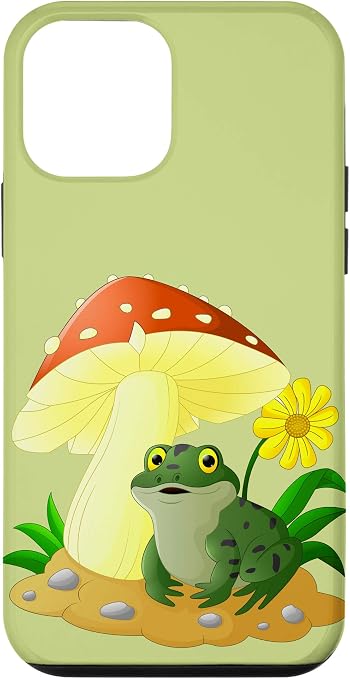 Cute Frog with Mushroom Hat 