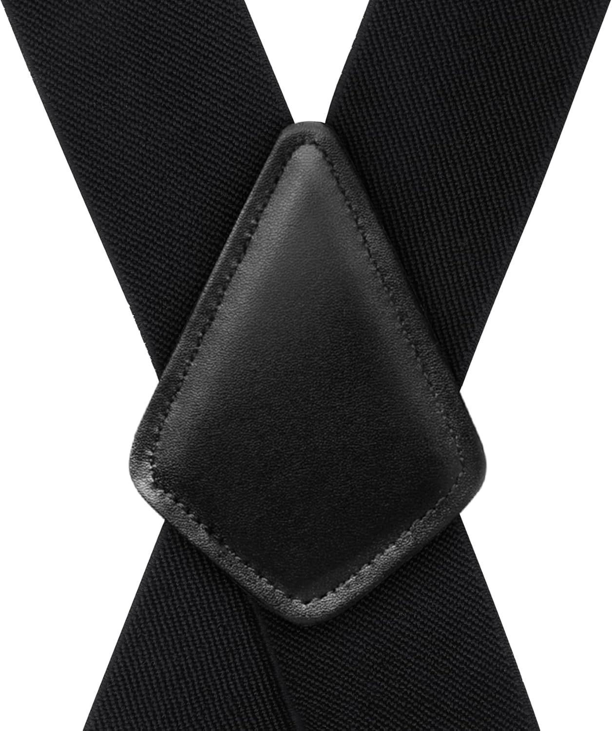 Fasker Mens Suspenders X-Back Wide Adjustable Solid Straight Heavy Duty Clip Suspenders for Men Women - Image 3