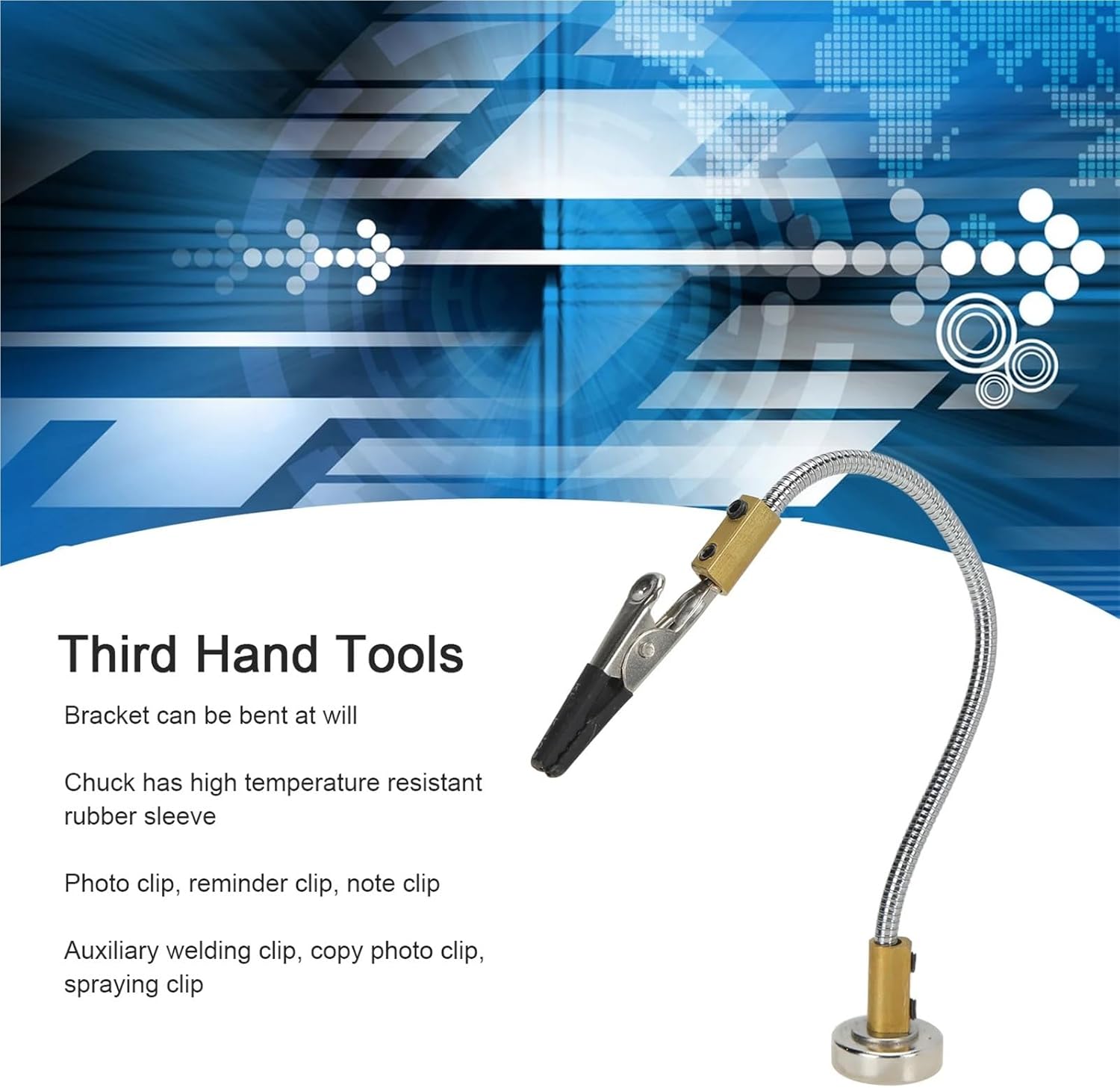 Helping Hands Welding Third Hand Tool Adjustable for Electronics Repair Assembly Short Hardware Tools