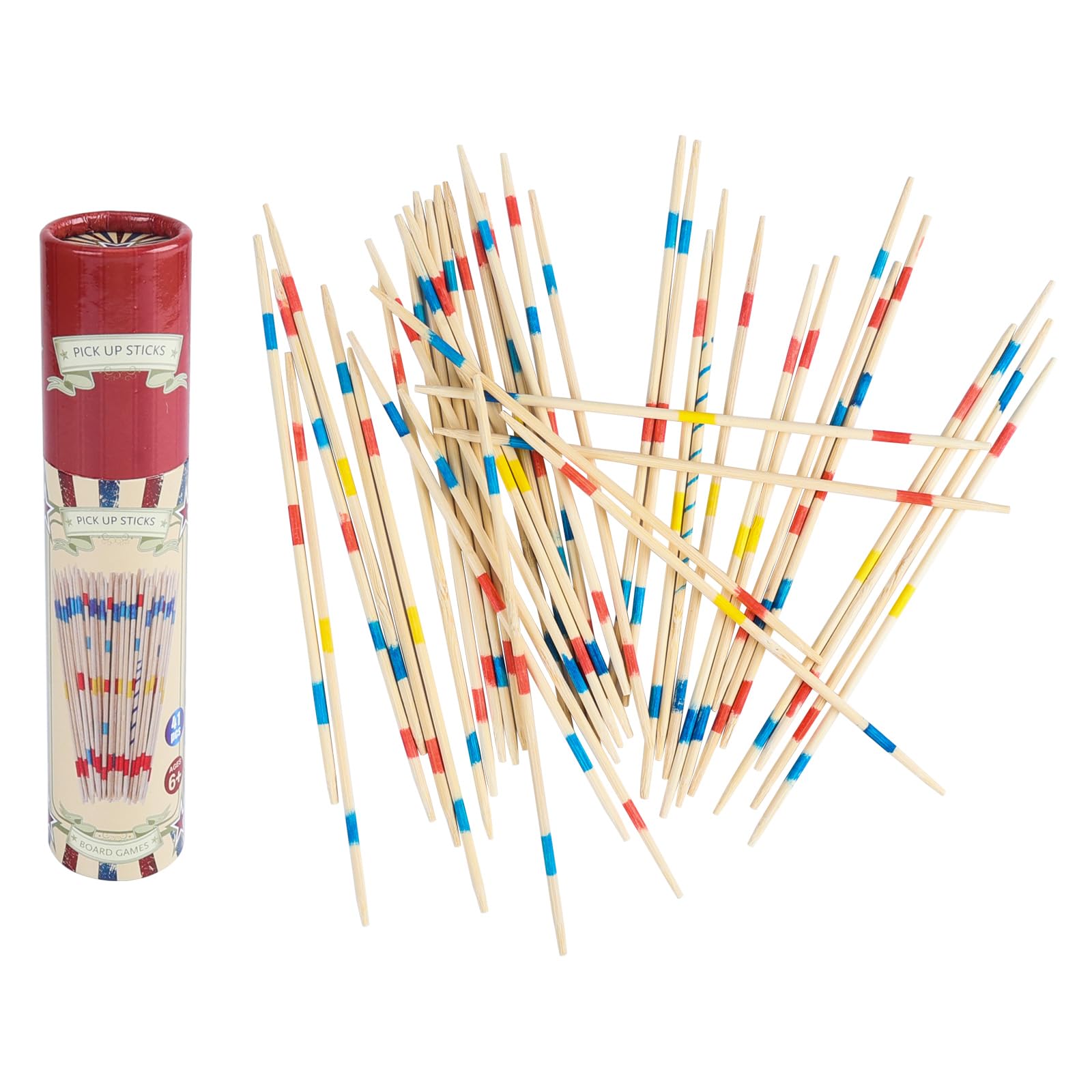 Offelec Classic Wooden Pick Up Sticks Game