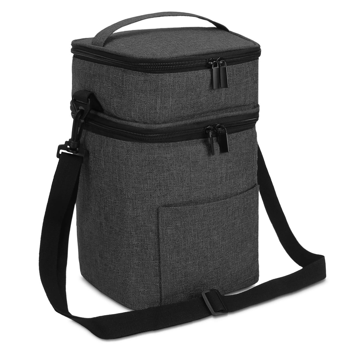 Luxja bolsa termica para leche materna y biberón (Sostenga 4 Botellas de Leche Materna)