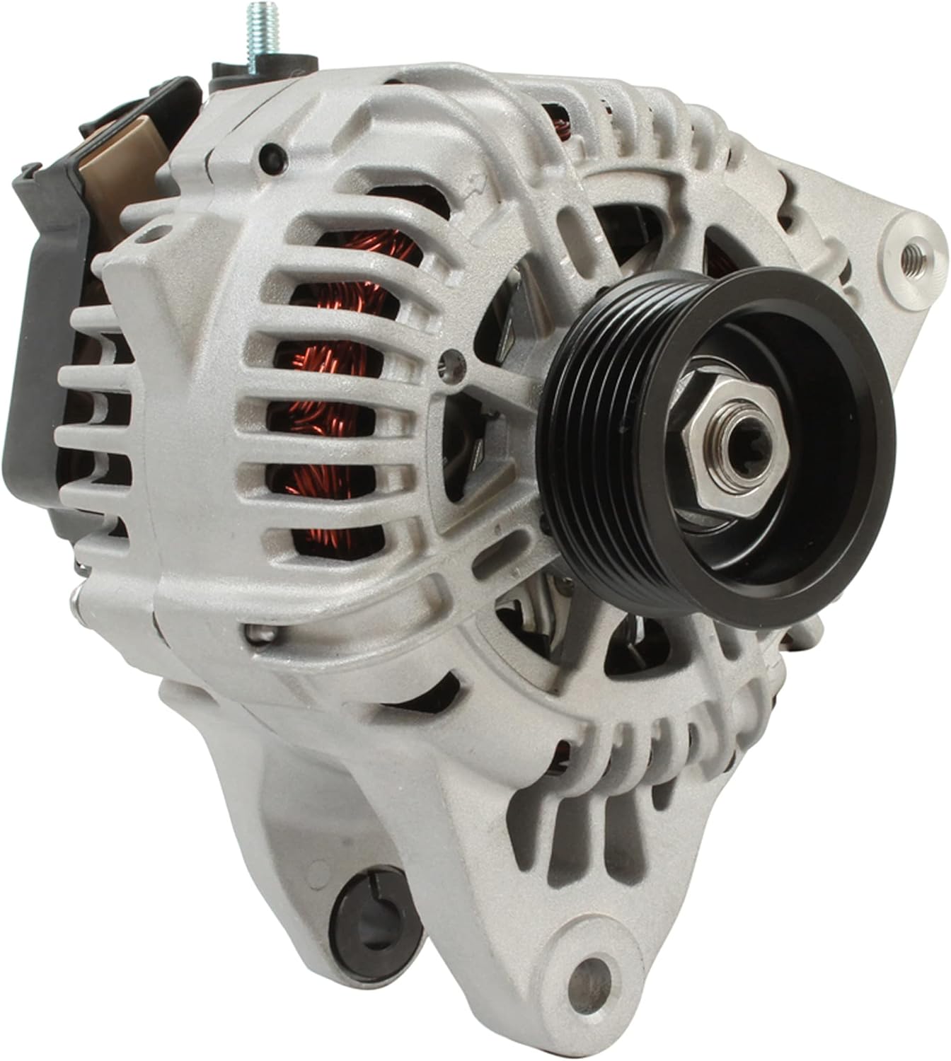 DB Electrical 400-40099 12V 120A Alternator Compatible With/Replacement For Hyundai Sonata 2005, Tiburon 2005-2008, Tucson 2005-2009, Santa Fe 2005-2006 334-2708, 400-40016, AVA0066, Clockwise