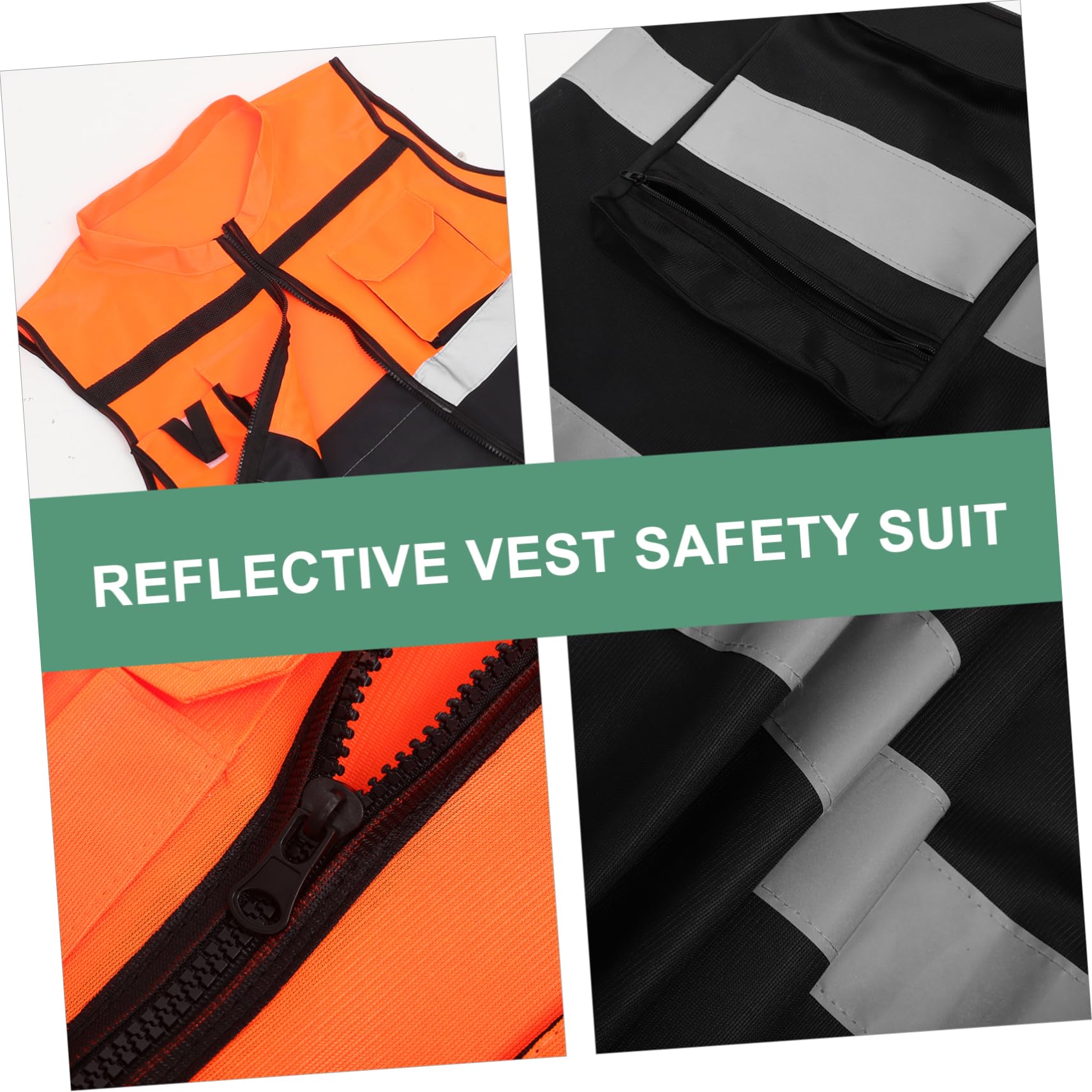 10 Pièces gilet réfléchissant Running Vest Black Sécurité visible élevée Bleu réfléchissant protecteur néon pour courir gilet de cyclisme de nuit Sécurité des gilets tissu en nylon