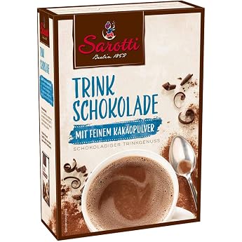 Sarotti Drinking Chocolate A Chocolate Drinking Enjoyment 250 g Pack of 5