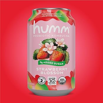 Amazon.com: Humm Whole30 Approved Kombucha, Strawberry Blossom