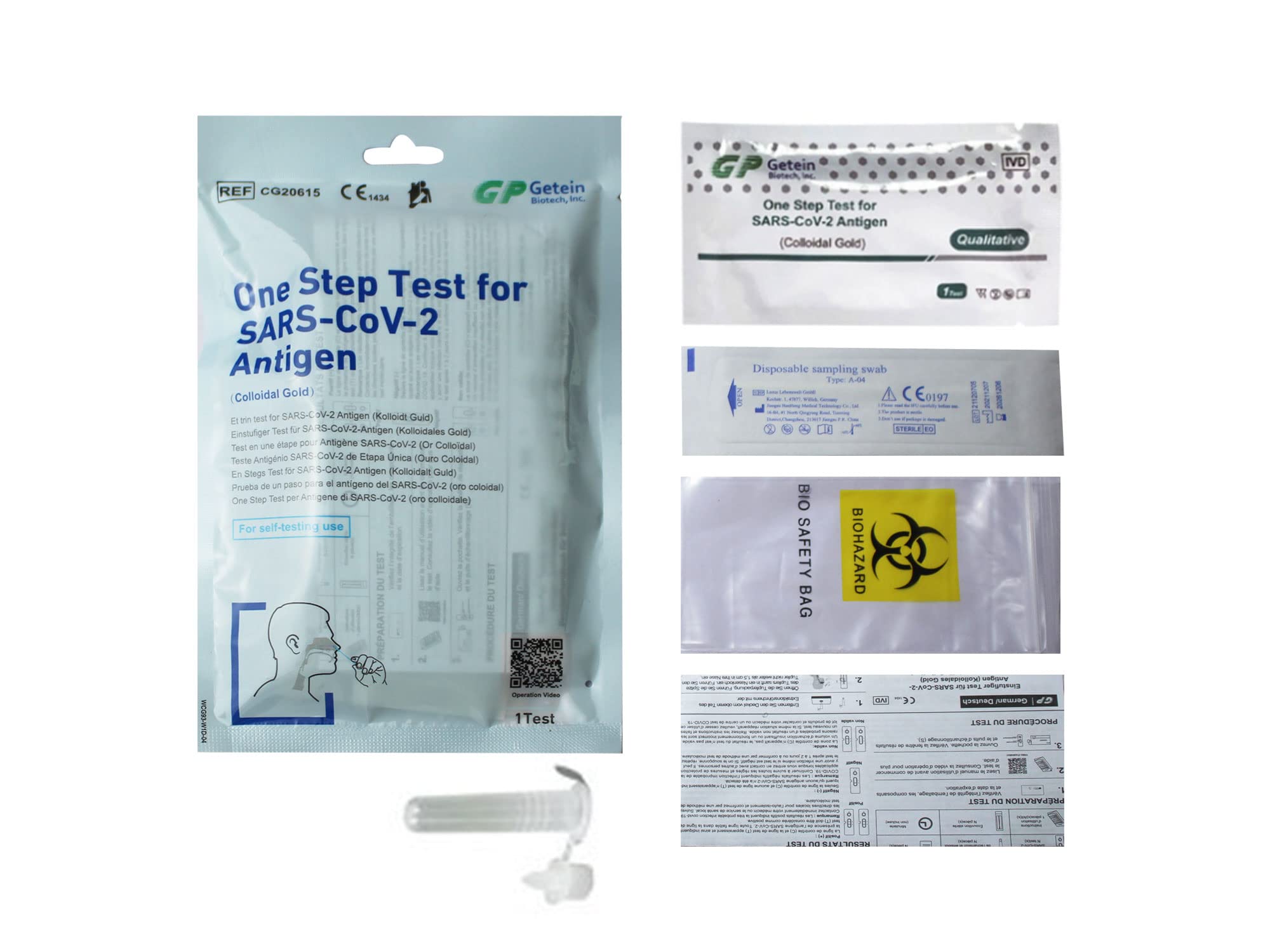AUPROTEC 25x Corona Schnelltest für zuhause EU CE 1434 zertifiziert Laientest zur Selbstanwendung