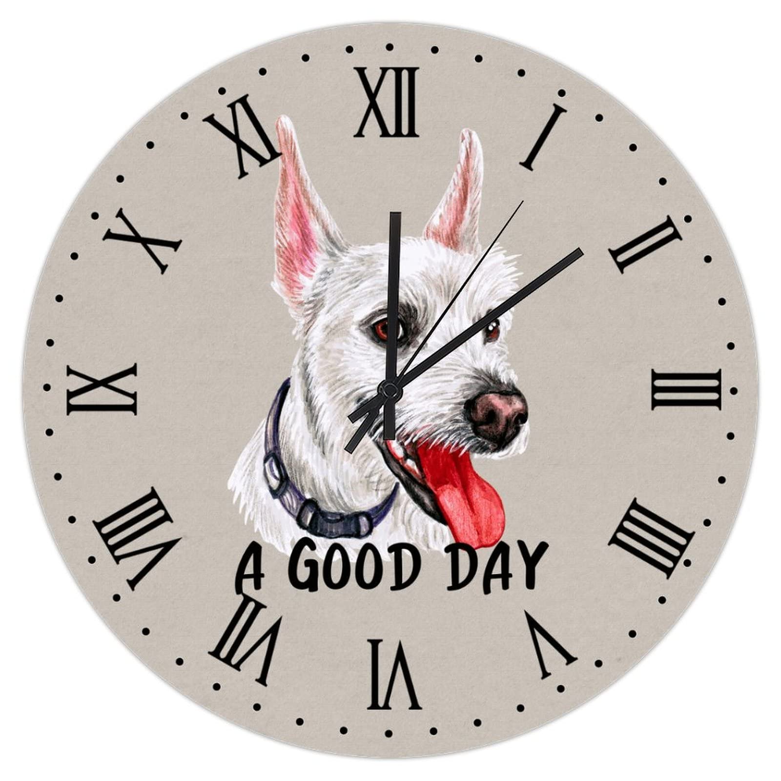 Horloge murale en bois cadeau idéal pour passionnés d'animaux