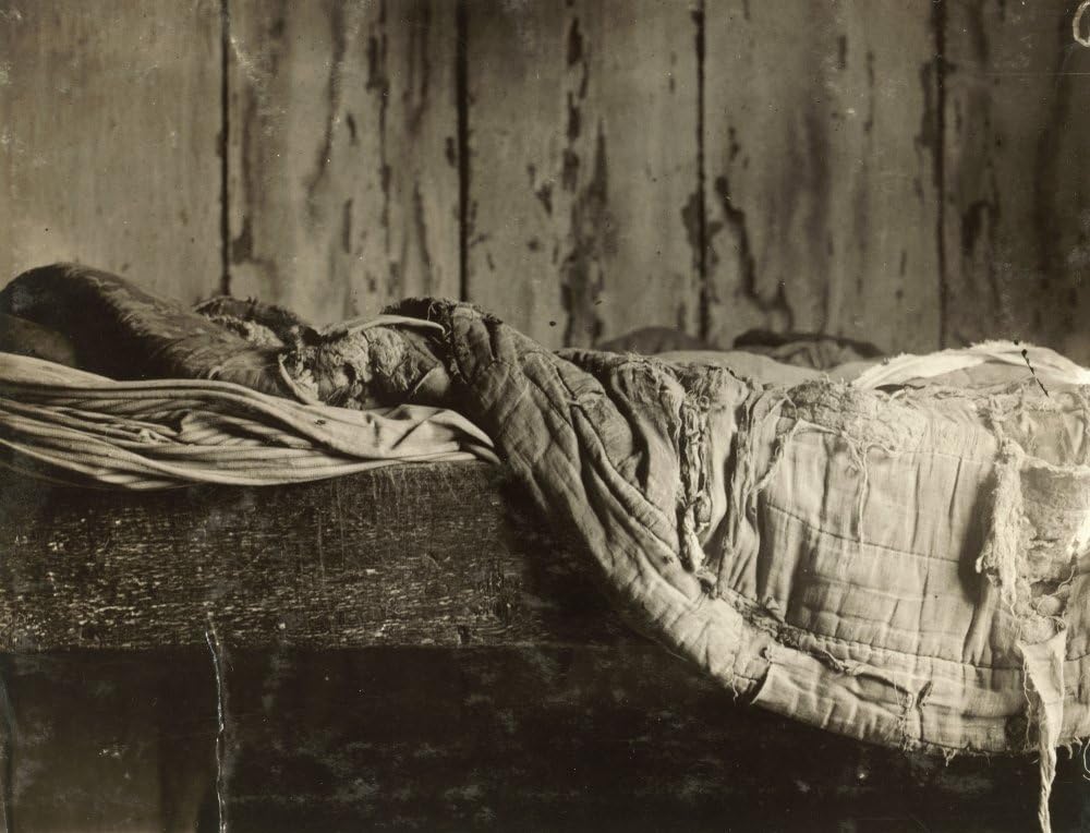 Migrant Shack 1910 Nthe Sleeping Area Of A Small Shack On ForsytheS Bog Occupied By De Marco Family With 10 Living In One Room Pemberton New Jersey Photograph By Lewis Hine September 1910 Poster Print
