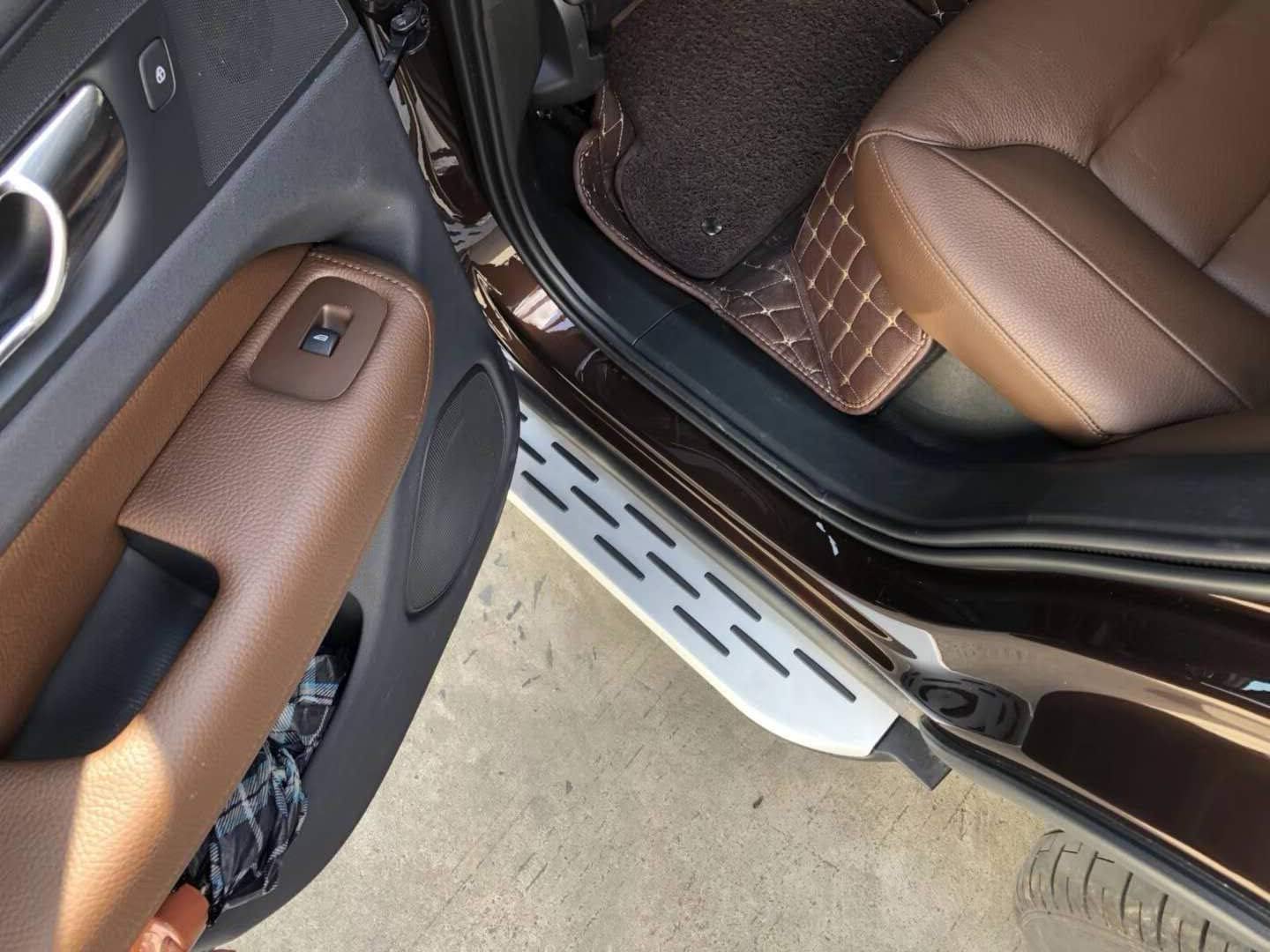 2 Pieces Running Board Fits for Acura MDX 2014-2019 Fixed Aluminium Door Side Step Pedal Nerf Bar Pedals Protector Bar