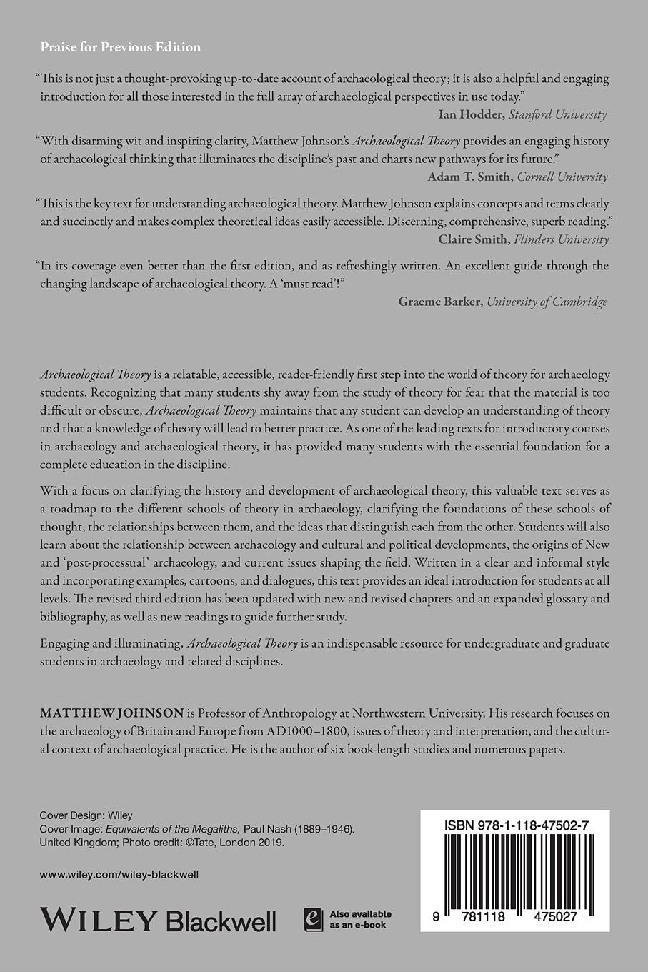 Archaeological Theory: An Introduction