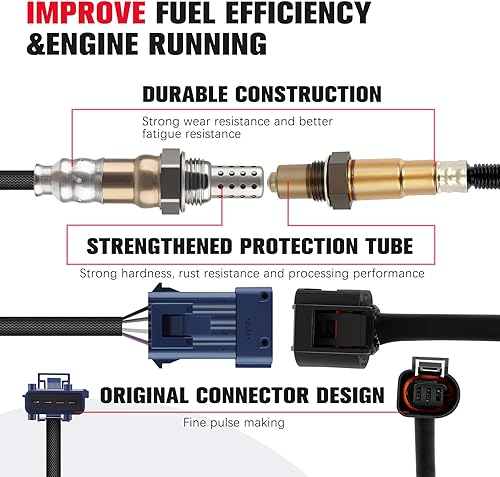 Miniatura 4 de Sensor de oxígeno O2 aguas arriba aguas abajo compatible con 2011-2015 para Mini Cooper 2011-2015 para Mini Cooper Countryman 234-5026 234-4488