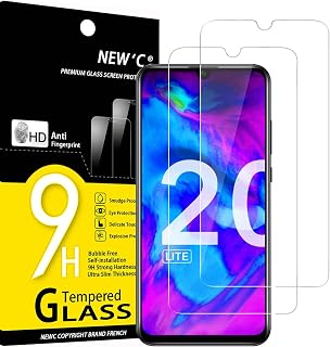 NEW'C Schutzfolie für Honor 20 Lite, Honor 20i für Panzerglas