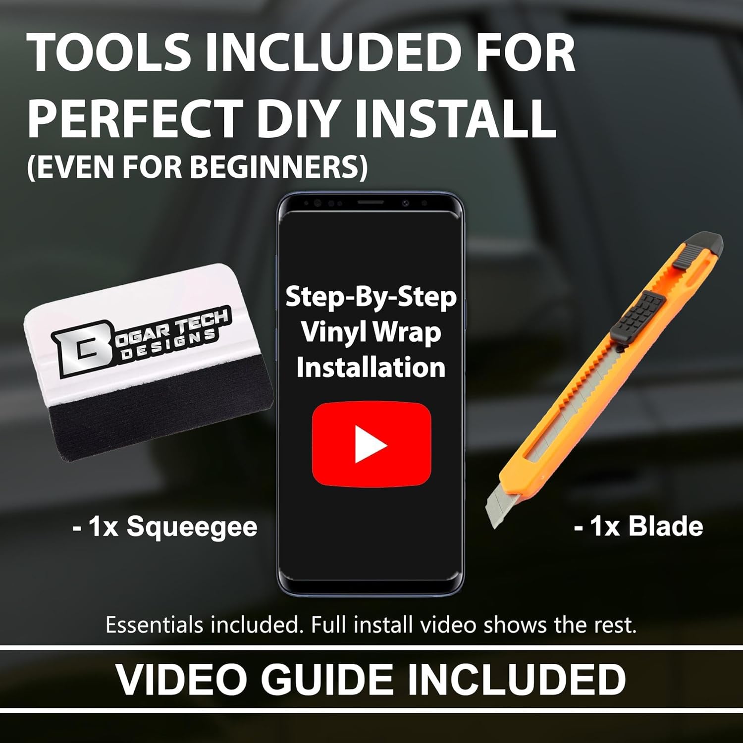 BOGAR TECH DESIGNS Side Skirt Chrome Delete Overlay Compatible with Ford Explorer 2020-2024, Gloss Black