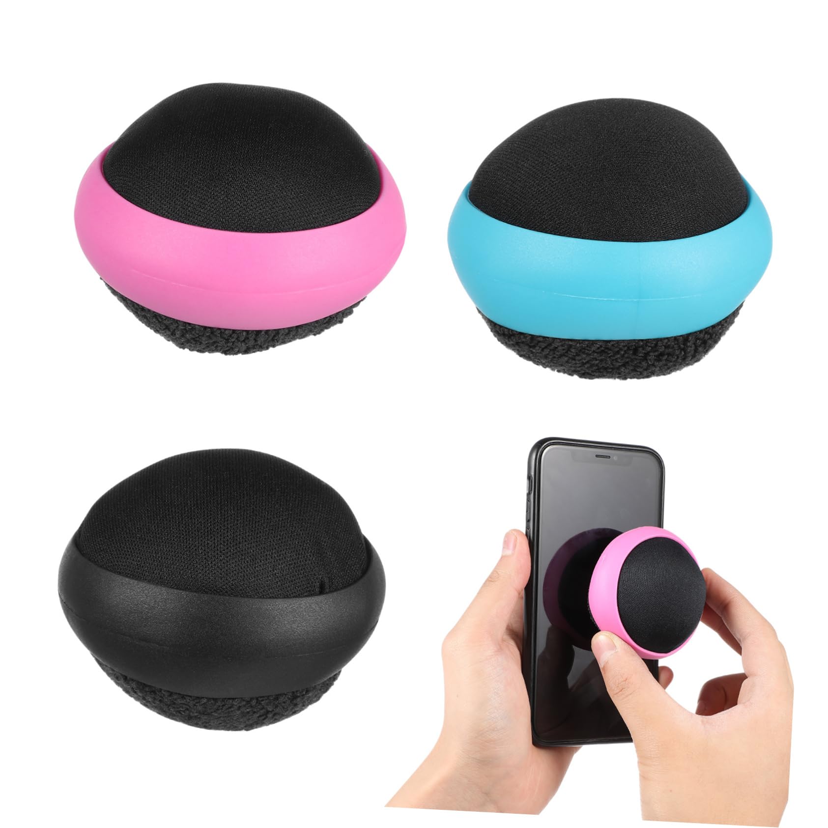 minkissy 9 Pcs Screen Cleaning Ball Screen Wipes Brush Touch Screen Cleaning Tool Monitor Cleaner Laptop Touch Screen Cleaner Screenklean Laptop Cleaning Smart Phone Cleaning Cloth Fiber