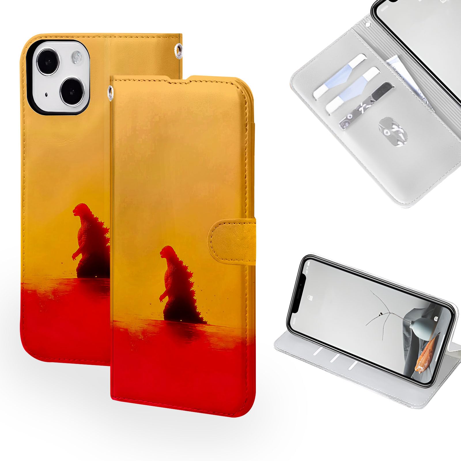 Amazon.co.jp: ゴジラ スマホ ケース iphone xr ケース 手帳 型