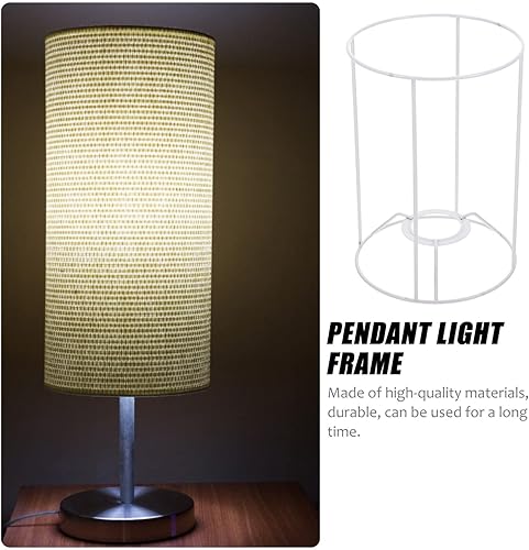 Miniatura 4 de Protector de lámpara de metal, marco redondo de lámpara de techo, soporte de lámpara de techo, marco de jaula, protector de bombilla, accesorio para