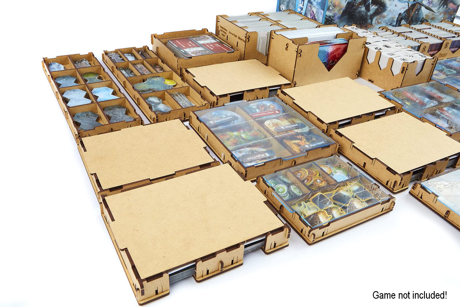 docsmagic.de Organizer Insert for Frosthaven Box, Brown - Image 2