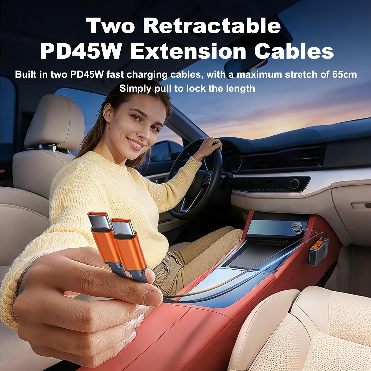 289W 11 in 1 Cigarette Lighter Splitter, 3 Sockets, 8 USB, PD45W *3, QC3.0